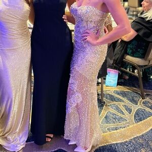 Sherri Hill Sequin Champagne Prom/ Pageant gown ✨